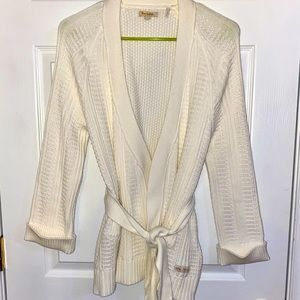 barbour cream cardigan